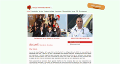 Desktop Screenshot of groupeinterventionsante.com